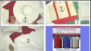 More monogram projects - hat, tote, sweatshirt