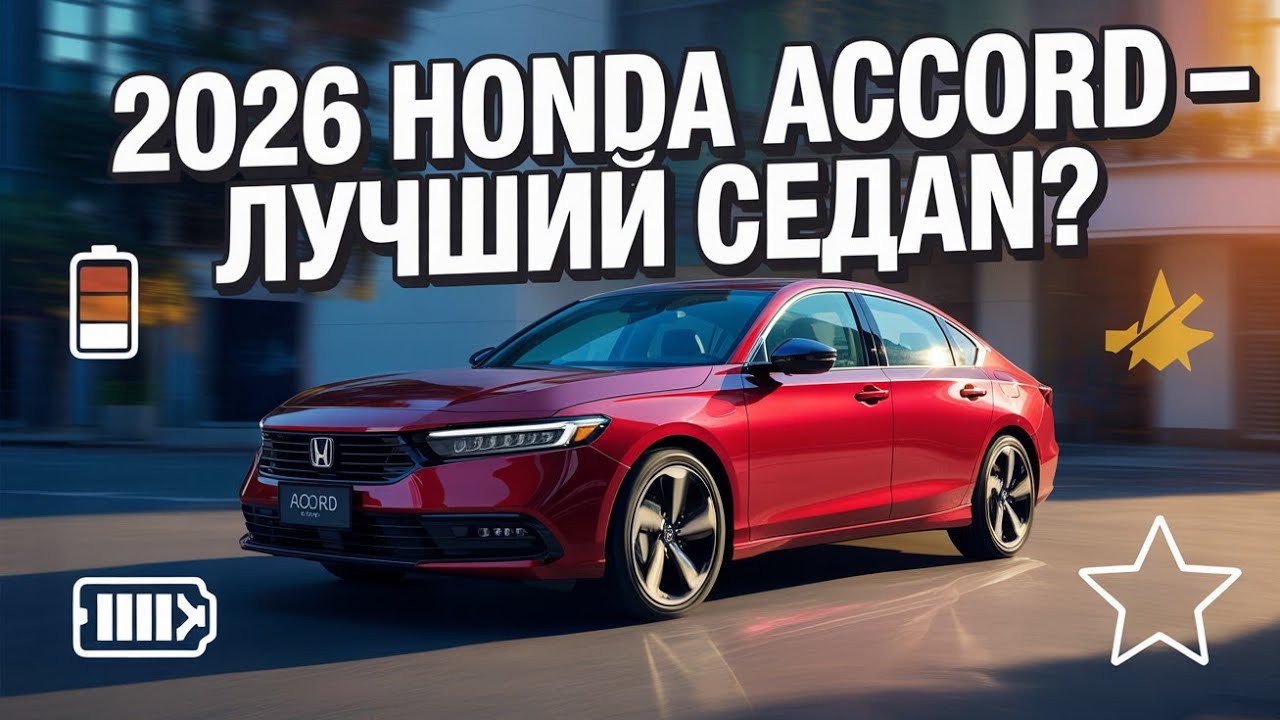 2026 Honda Accord — Почему ЭТОТ Седан Уничтожит Конкурентов? 😱