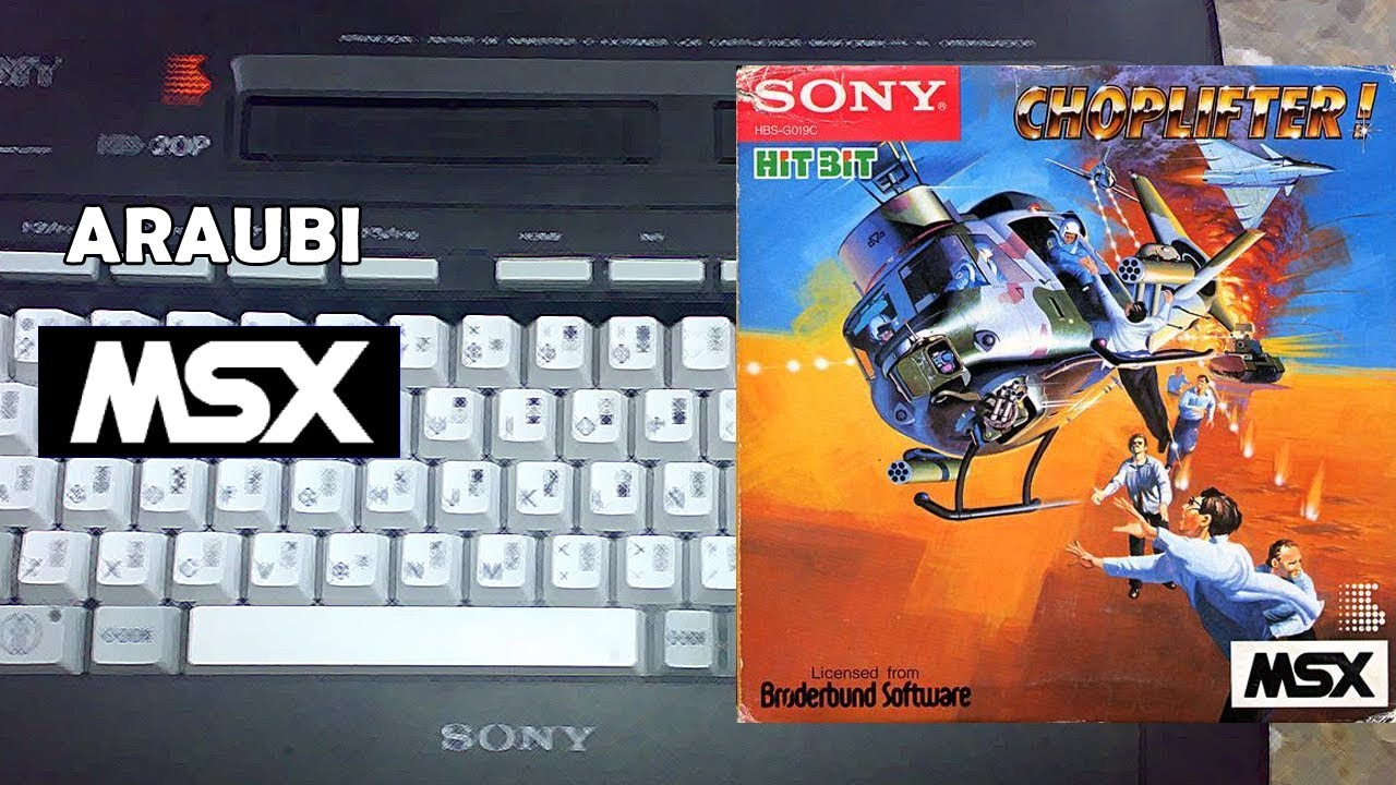 Choplifter (Compile, 1985) MSX [789] Walkthrough Comentado