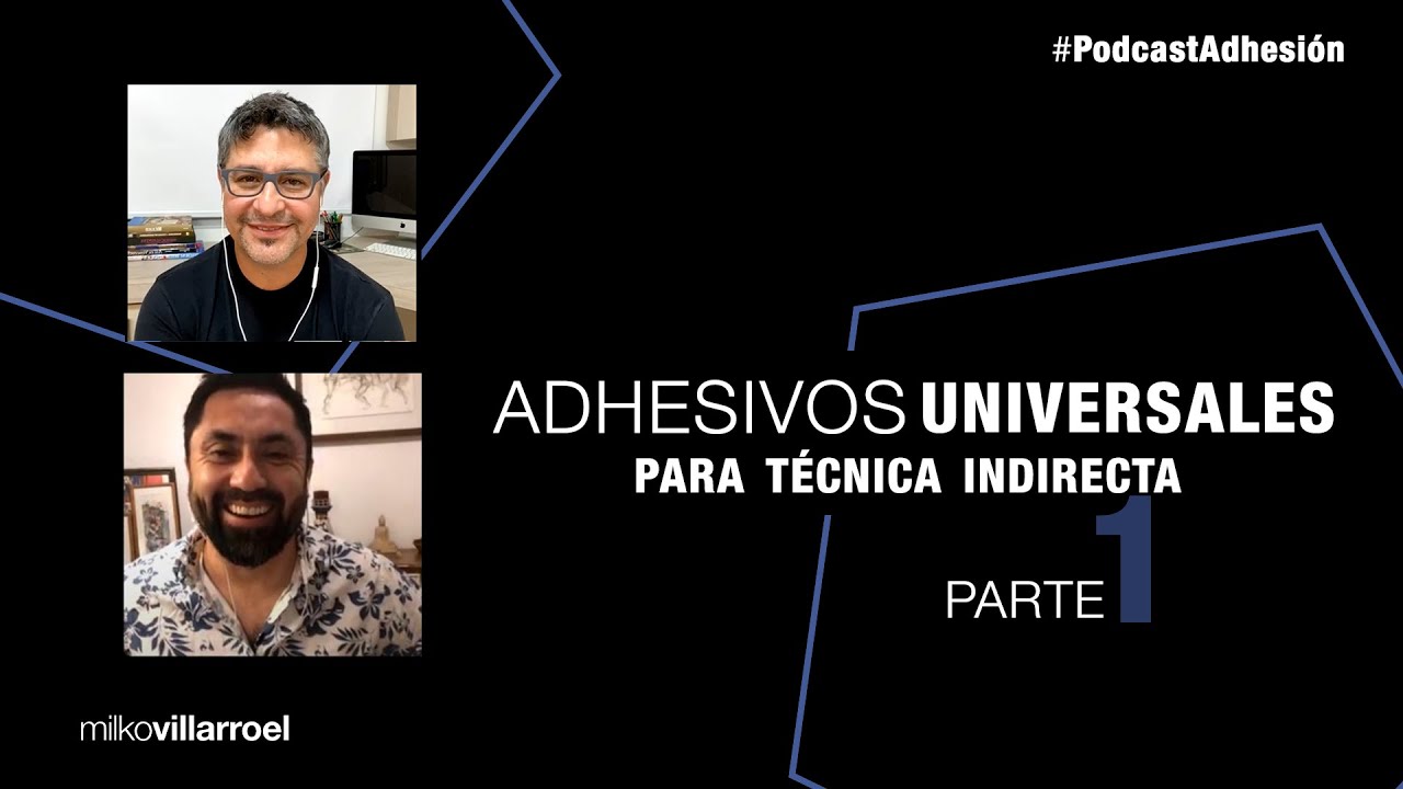 Adhesivos Universales para técnica indirecta | #PodcastAdhesión | Milko Villarroel con Miguel Muñoz