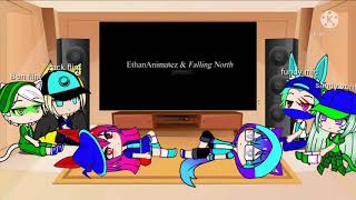 my oc react to techno vs nightmare part 2