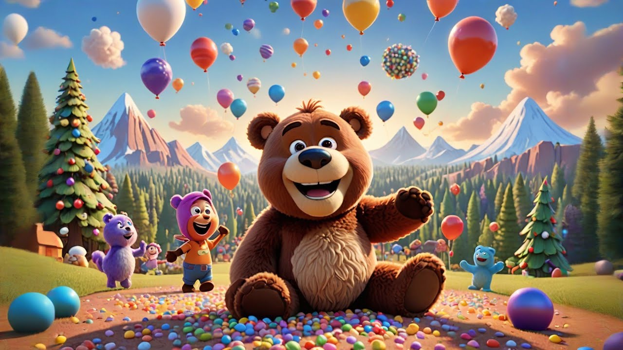 Teddy in Candyland! 🧸🍭💖 | Magical Story Nursery Rhyme for Kids | Fun Sweet Adventure