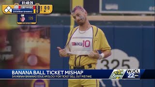 Savannah Bananas try to make things right after lottery mishap