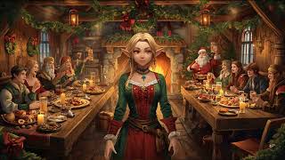 Hearthfire Yule Feast — Cozy Fantasy Tavern Ambience | Festive Holiday Music for D&amp;D &amp; RPGs 1 Hour”