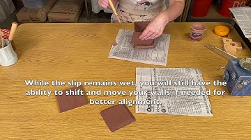 Hard Slab Construction: Ceramic Lidded Box- Assembling The Box