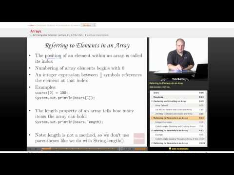 AP Computer Science - Arrays