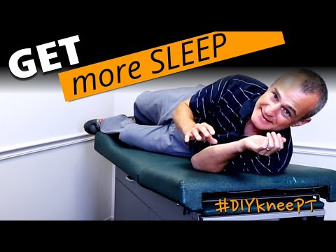 How to Sleep after Knee Surgery or Injury - EquipMeOT