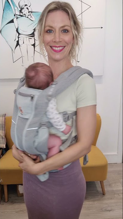 How to Make Your Ergobaby Omni 360 Baby Carrier more comfortable for your back in 15 seconds