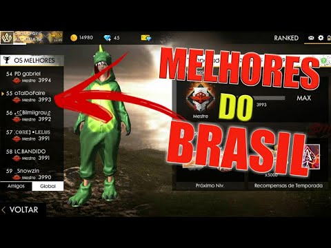 Joguei Com 3 Top Global Free Fire