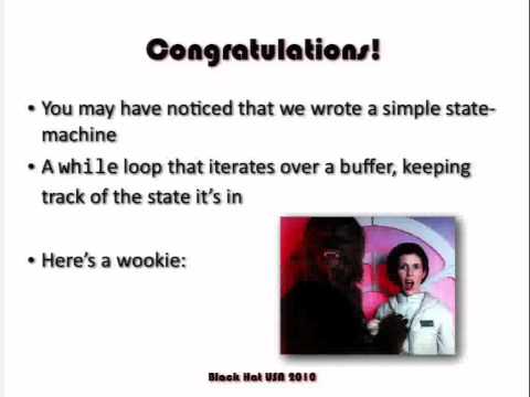 Black Hat USA 2010: Constricting the Web: Offensive Python for Web Hackers 4/4