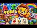 🔤 ABC Fun for Kids! Learn A to L with Leo the Lion 🦁 | Preschool Learning Adventure