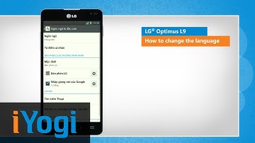 How to change the language in LG® Optimus L9