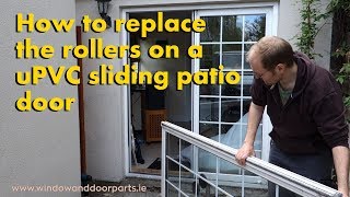 How to replace the rollers on a uPVC sliding patio door by Paddy's Diy 84,029 views 6 years ago 10 minutes, 18 seconds
