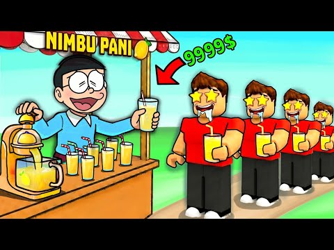 Nobita Opened Nimbu Paani Shop🥤