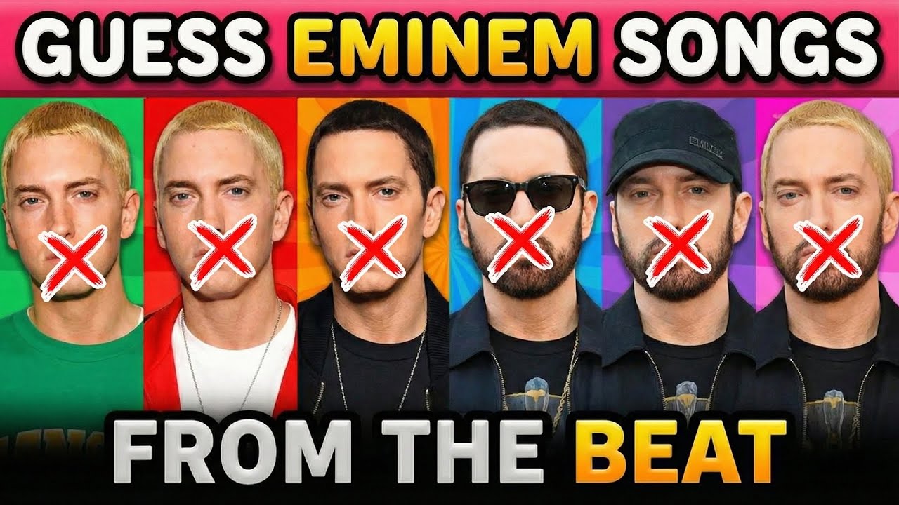 Guess 40 Eminem songs from the beat | Eminem songs Quiz 2026