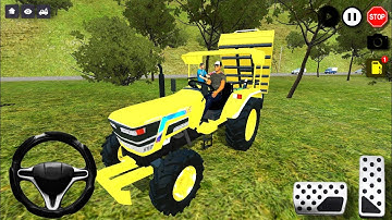 New tractor mod for bussid || Bussid yellow mod tractor  || Bus simulator Indonesia tractor