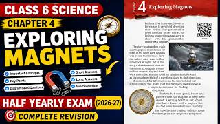 Class 6 Science / Chapter 4 Exploring Magnets / Full Chapter Explanations in English / PDF
