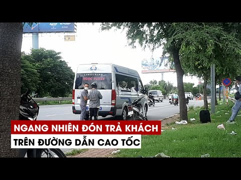 Video Bất chấp hàng loạt biển cấm, xe khách ngang nhiên đón... - youtube