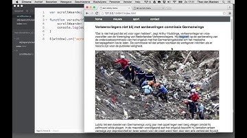 een scrollend sticky menu: jquery