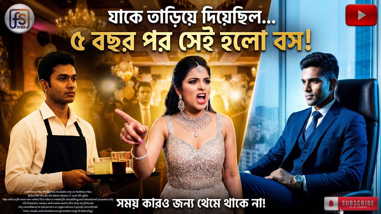 যাকে তাড়িয়ে দিয়েছিল, ৫ বছর পর সেই হলো বস | সময়ের প্রতিশোধ | Best Emotional Story