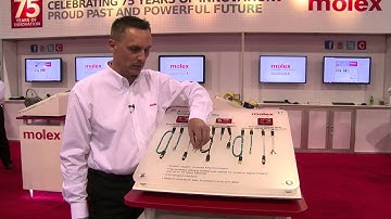 Molex - Brad® Micro-Change® M12 Circular Hybrid Technology (CHT) Connector and Cordsets - PackExpo