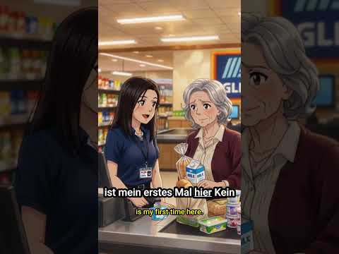 Navigating ALDI Checkout: Essential German Phrases #shorts