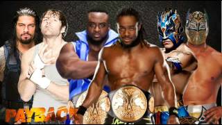 WWE Payback 2015 - Dream Match Card