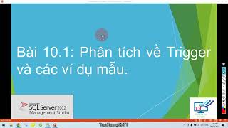 Bài 10.1: Phân tích về Trigger và các ví dụ mẫu