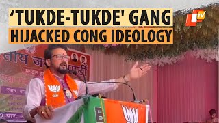 This Election, You’ve To Decide Whether To Be With Tukde-Tukde, Congress Or PM Modi: Anurag Thakur