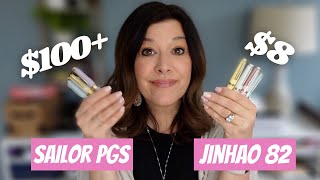 Jinahao 82 vs. Sailor Pro Gear Slim! Fountain Pen Comparison Dupes or the The Real Thing