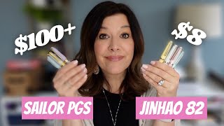 Jinahao 82 vs. Sailor Pro Gear Slim! Fountain Pen Comparison Dupes or the The Real Thing?