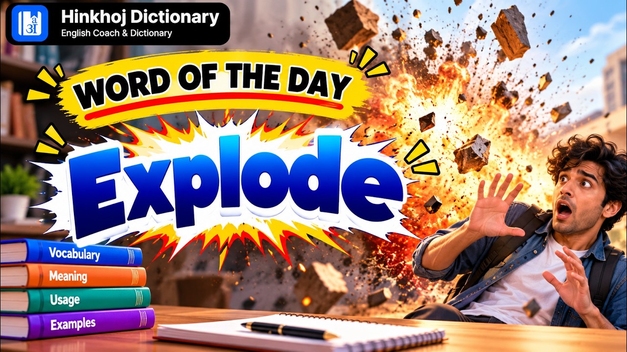 Explode - HinKhoj - Dictionary Word of the Day – Improve Your ...