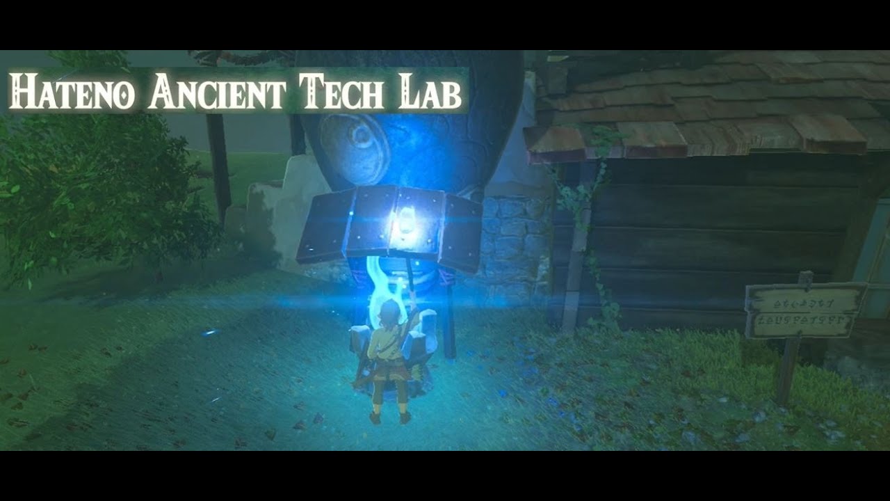 Hateno Ancient Tech Lab Walkthrough: Legend of Zelda Breath of The Wild ...
