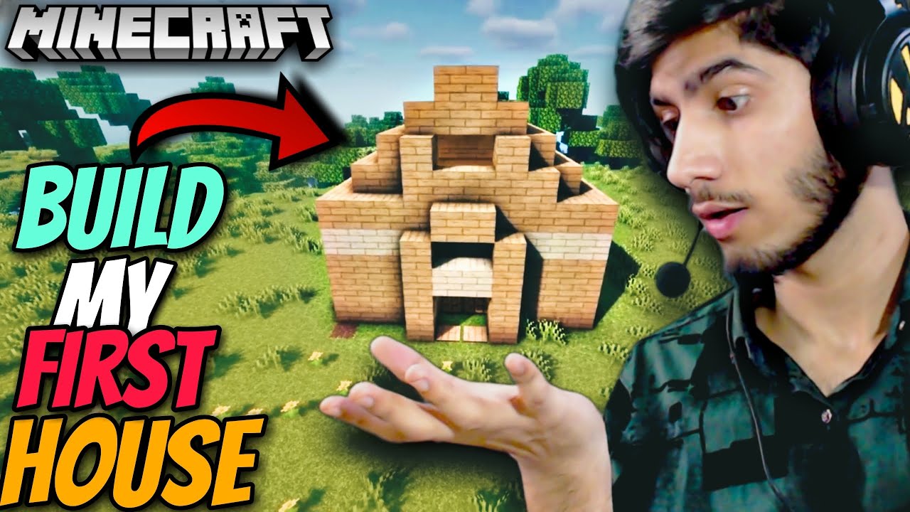 Finally I BUILD My First House in MINECRAFT | #2 Survival Series | # ...