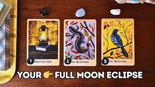 Big breakthroughs (starting now) FULL MOON eclipse 🌕🔥🕯️ |PICK A CARD