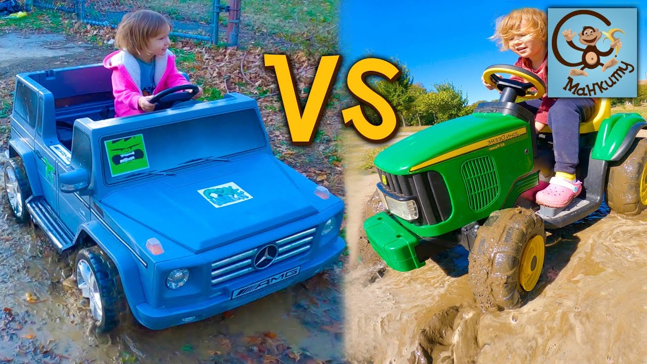 Джип и Трактор против грязи - Манкиту