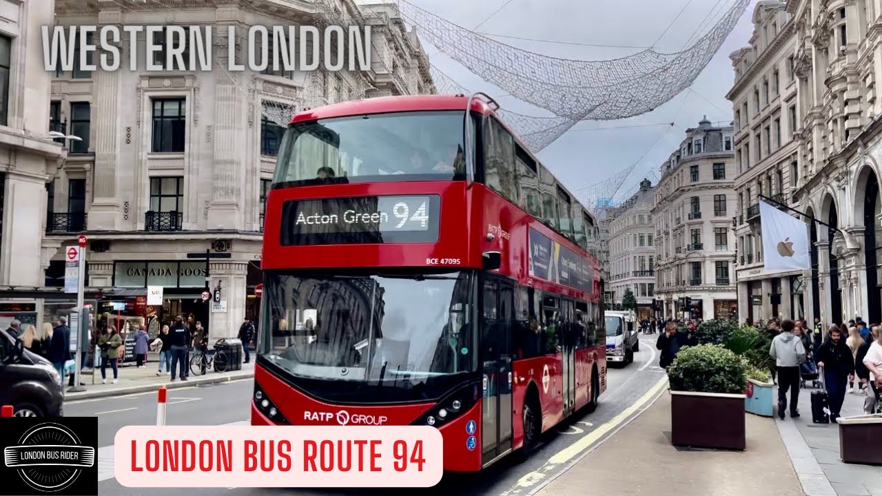 London Double Decker  Bus 94 Ride Join us