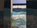 Oil painting on canvas . Seascape artwork. Ocean art #ocean #oilpainting #art #wavepainting l