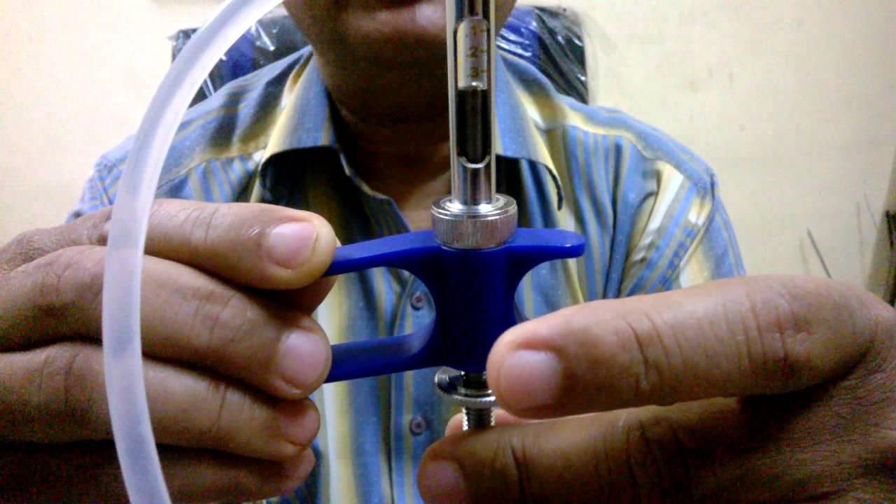 DaVinci Self Refilling Syringe FTS 2 How to use the Syringe Hindi YouTube