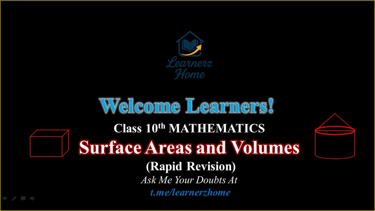 #AskYour10thDoubts 14: Surface Areas and Volumes | PYQ Doubts Solutions | CBSE Board Rapid Revision