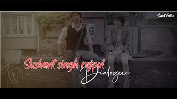 Jis mehfil ne thukraya humko Dialogue Status | Sushant singh rajput Dialogue Whatsapp status | SSR 🥀