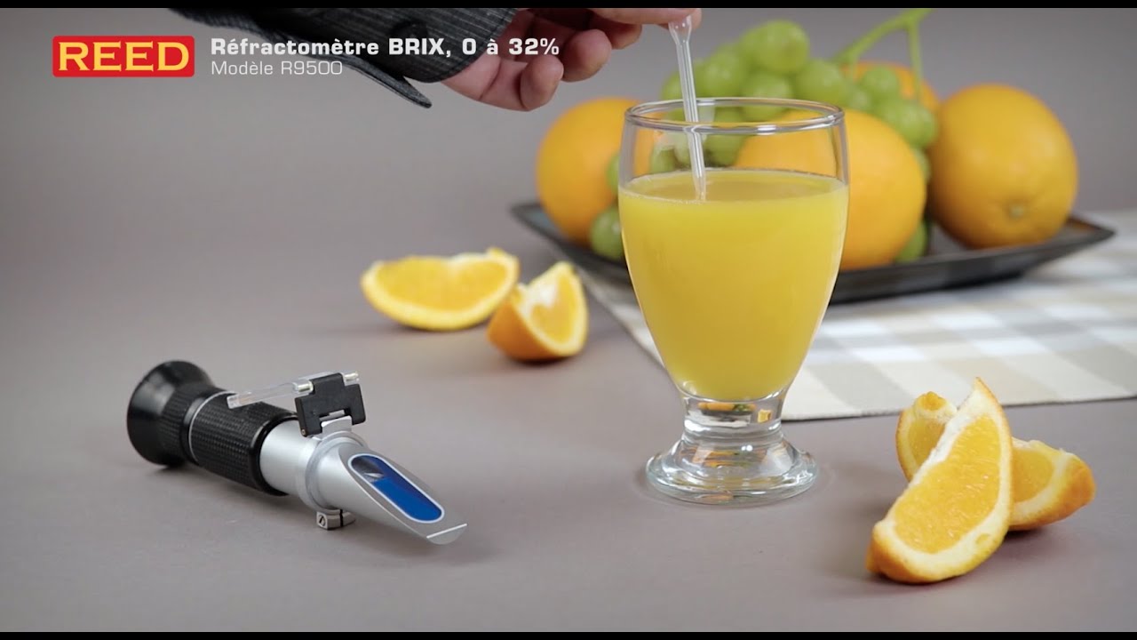 Compteur Brix /À Affichage Num/érique Rechargeable Instrument de Mesure du Sucre de Haute Pr/écision D/étecteur de Sucre Past/èque R/éfractom/ètre de Mesure de la Douceur Test de Douceur des Jus de Fruits