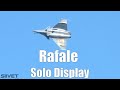 Rafale Unchained & Uncut - Amazing Solo Display - Kauhava 2020