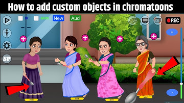 How to add custom objects in chromatoons