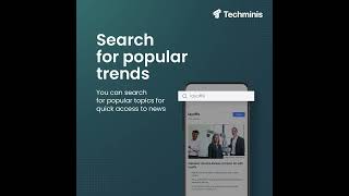 With Techminis, Plug into the pulse of Tech & Business Industry screenshot 5