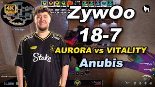 ZywOo (18-7) AURORA vs VITALITY (Anubis) StarLadder StarSeries Fall 2026