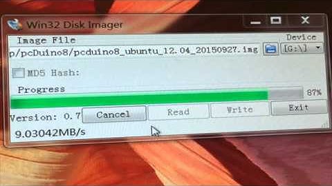 Create bootable SD card for pcDuino8 Uno