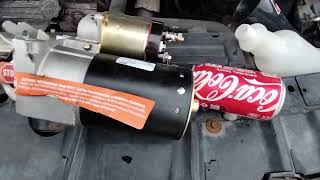 1989 Oldsmobile 98 Touring sedan starter replacement + a bonus rare brake line replacement. (Part 1)