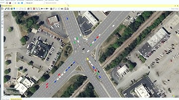 #PTV Vissim: Traffic Simulation for a Signalized Intersection in Fog Weather