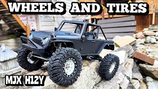 MJX Hyper Go H12Y wheels and tires upgrade 
